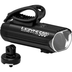 Lezyne Macro 500+ Reverse Loaded StVZO Fahrradlicht Unisex (Schwarz one size) Fahrradbeleuchtung