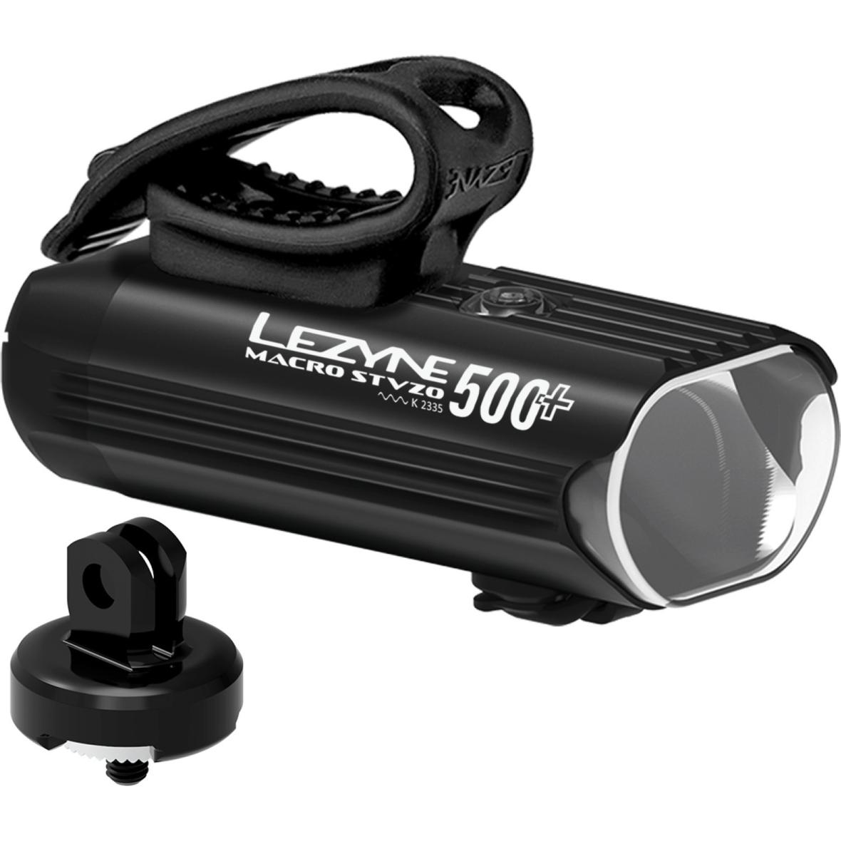 Lezyne Macro 500+ Reverse Loaded StVZO Fahrradlicht Unisex (Schwarz one size) Fahrradbeleuchtung