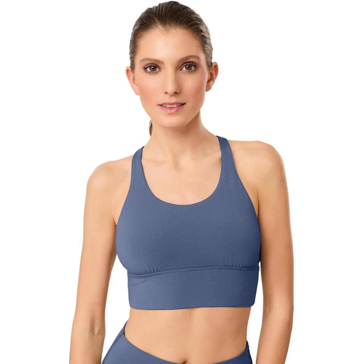 Mandala New Studio Bra Damen Sport-BH (Blau L Größe) Sport-BHs