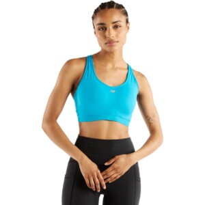 New Balance Essential Run Damen Sport-BH (Petrol XS/CD) Sport-BHs