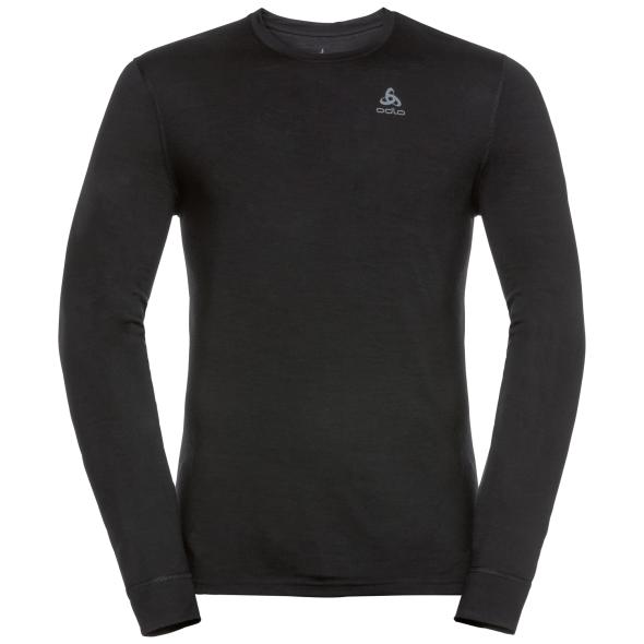 Odlo NATURAL 100% Merino Warm SUW Top crew neck l/s M Herren Funktionsunterhemd Größe) Funktionsunterhose