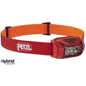 Petzl Actik Stirnlampe Unisex (Rot one size) Stirnlampen
