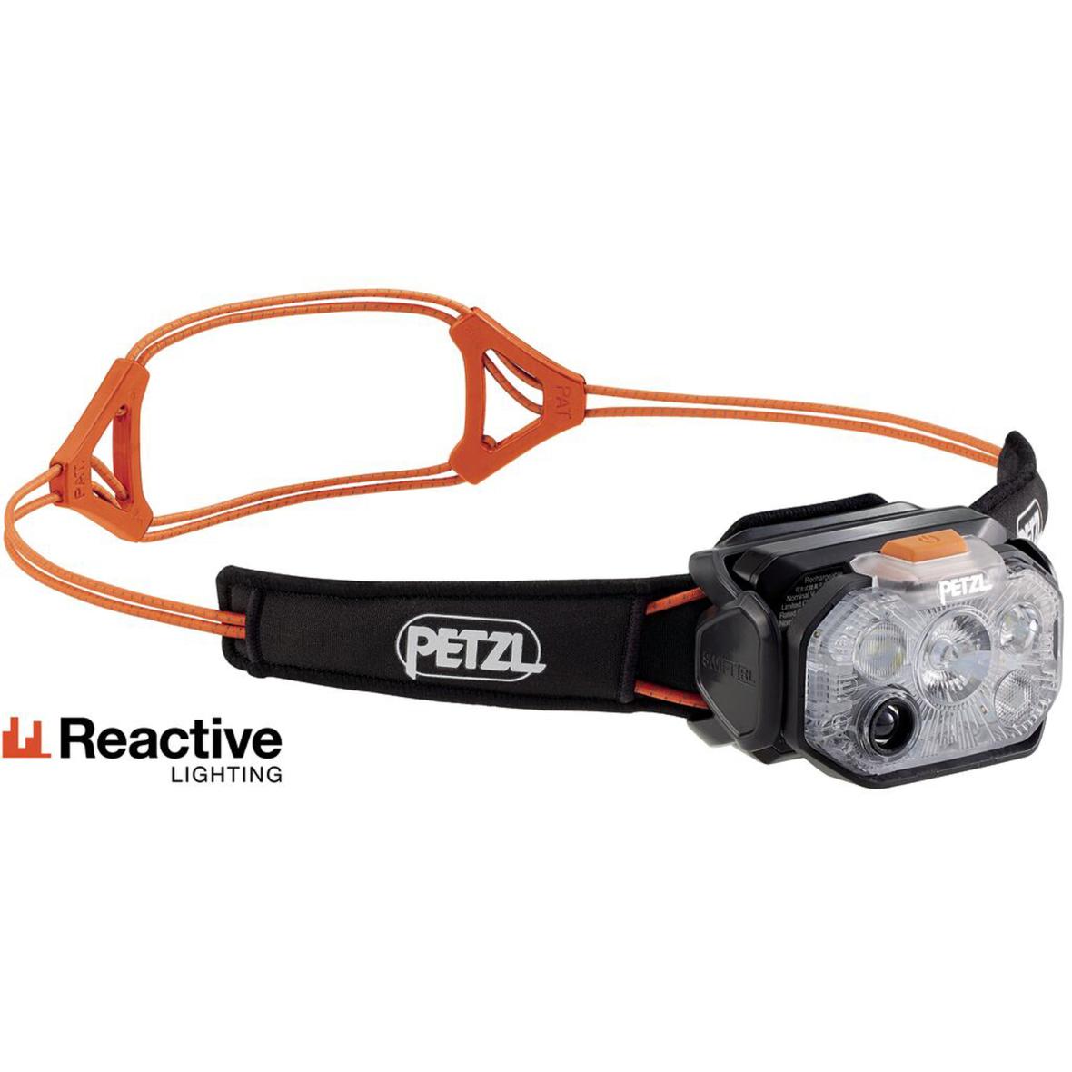 Petzl Swift RL Stirnlampe Unisex (Schwarz one size Größe) Stirnlampen