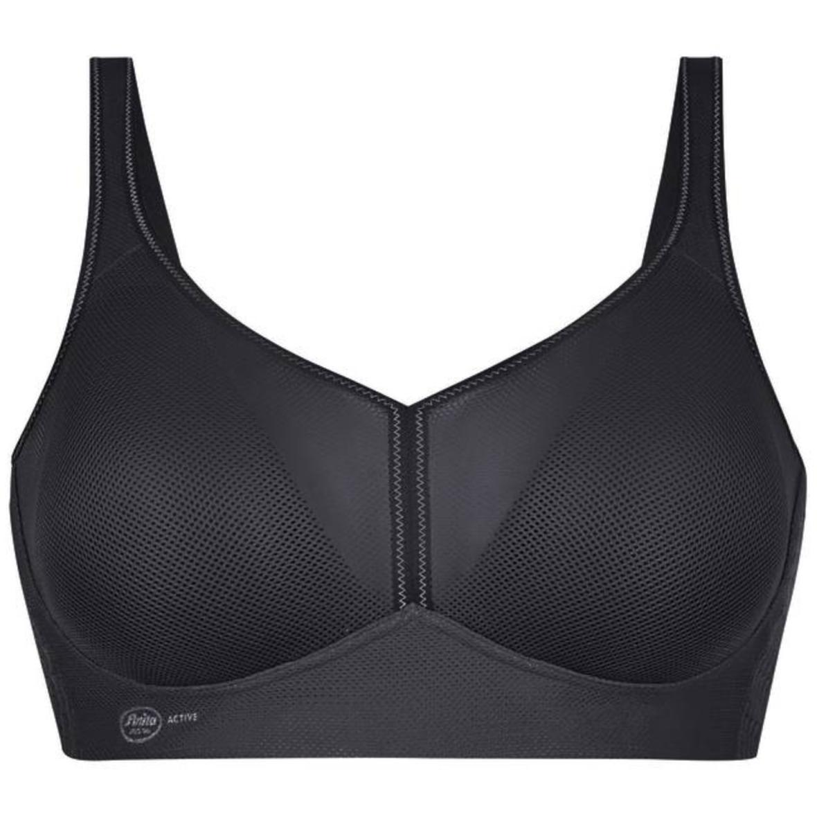 Anita Air Control Delta Pad Damen Sport-BH (Anthrazit 95D Größe) Sport-BHs