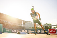 Biathlet beim City biathlon 2025