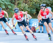 Paul Walcher (AUT), Stefan Rettenegger (AUT), Fabio Obermeyr (AUT), (l-r)