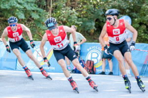 Paul Walcher (AUT), Stefan Rettenegger (AUT), Fabio Obermeyr (AUT), (l-r)