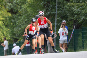 Ida Marie Hagen (NOR), Katharina Gruber (AUT), (l-r)
