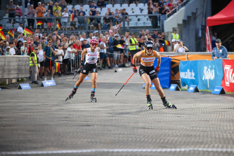 Nathalie Armbruster (GER), Ida Marie Hagen (NOR), (l-r)