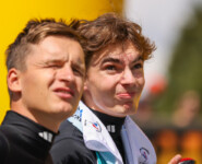 Julian Schmid (GER), Richard Stenzel (GER), (l-r)