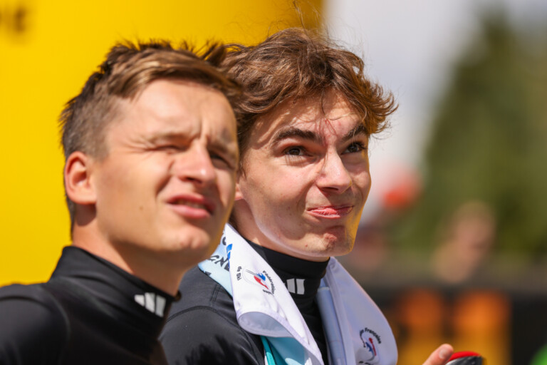 Julian Schmid (GER), Richard Stenzel (GER), (l-r)