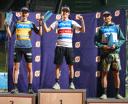 Jens Luraas Oftebro (NOR), Stefan Rettenegger (AUT), Vinzenz Geiger (GER), (l-r)