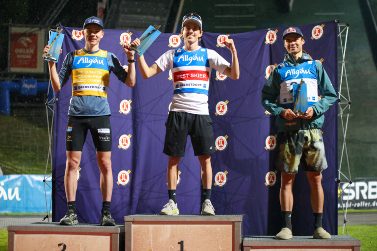 Jens Luraas Oftebro (NOR), Stefan Rettenegger (AUT), Vinzenz Geiger (GER), (l-r)