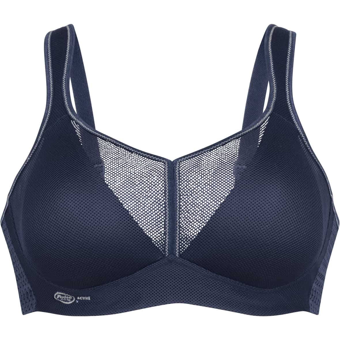 Anita Air Control Delta Pad Damen Sport-BH (Blau 65B Größe) Sport-BHs