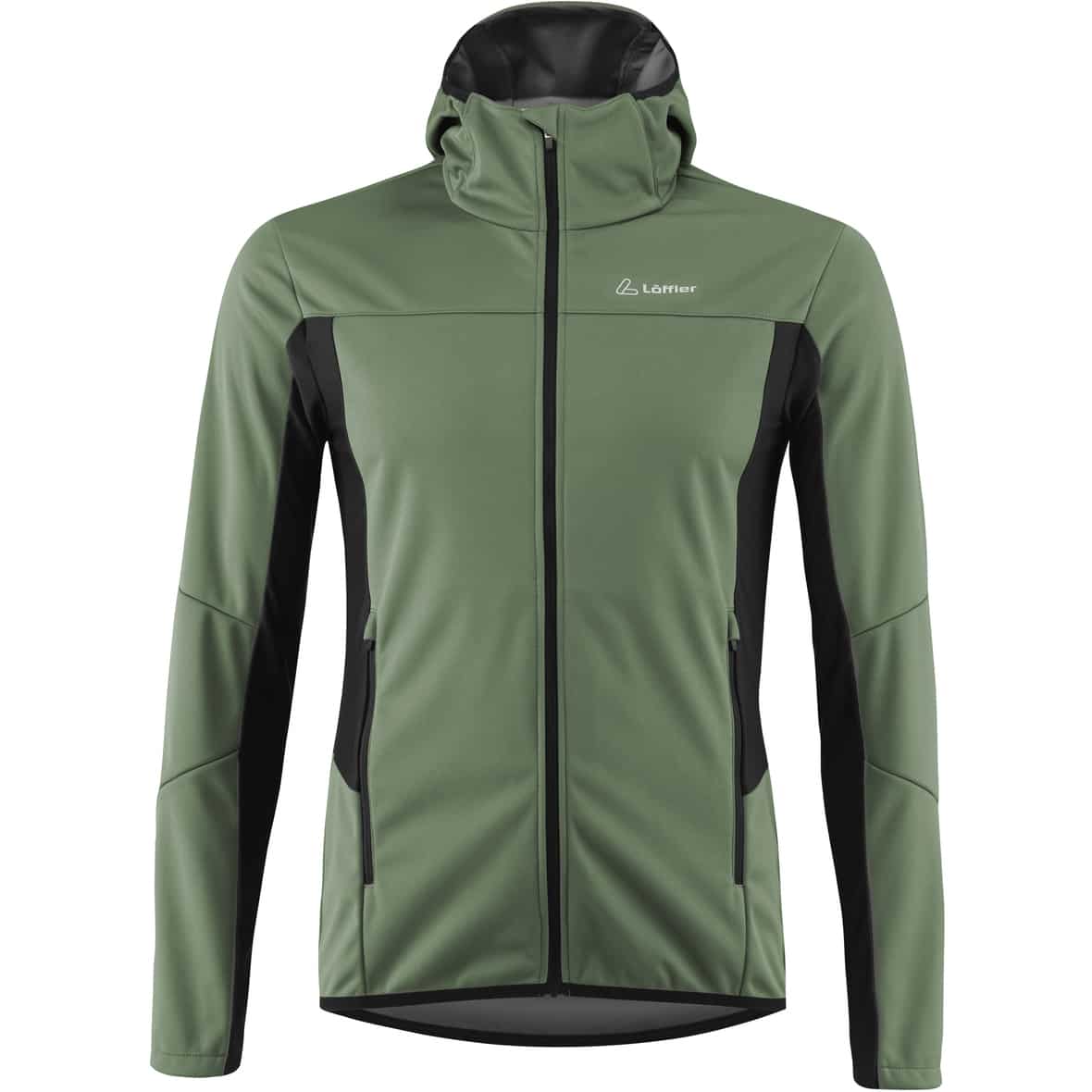 Löffler North AB Light Herren Softshelljacke (Grün 54 Größe) Softshelljacken