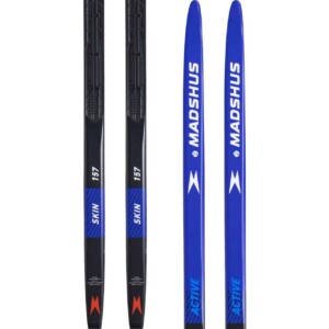 Madshus Active Skin JR incl. Xcelerator JR Classic Bindung (2022/23) - 137 cm = 25 - 30 kg