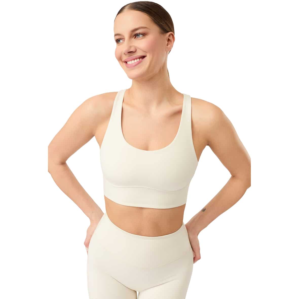 Mandala Sports Bra Damen Sport-BH (Beige XL) Sport-BHs