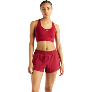 New Balance Essential Run Damen Sport-BH (Dunkelrot XS/CD) Sport-BHs