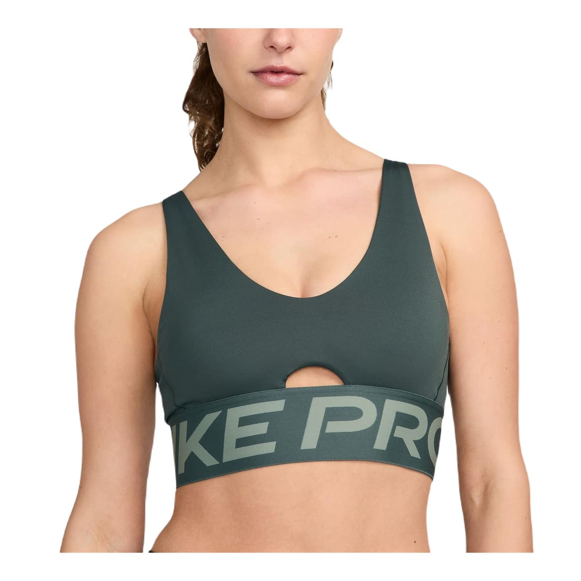 Nike W NP Indy Plunge Medium Support Bra Bold Damen Größe) Sport-BHs