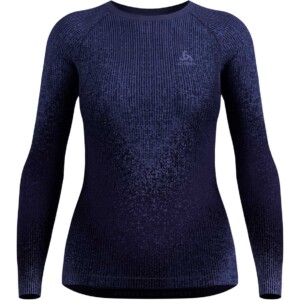 Odlo Blackcomb Damen Longsleeve (Blau XL Größe) Funktionsunterhose