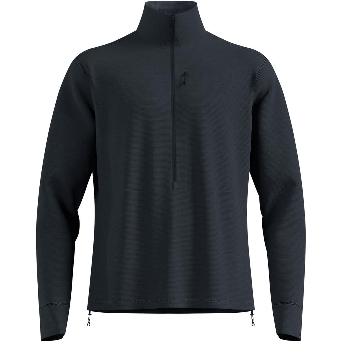 Odlo Grid Fleece Herren Funktionsshirt (Schwarz L) Funktionsunterhemden