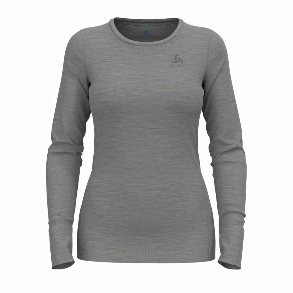 Odlo Merino 200 Base Layer Damen Funktionsshirt (Grau XS Größe) Funktionsunterhemden