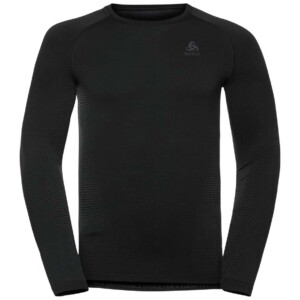 Odlo Performance Warm Herren Funktionsshirt (Schwarz M Größe) Funktionsunterhemden
