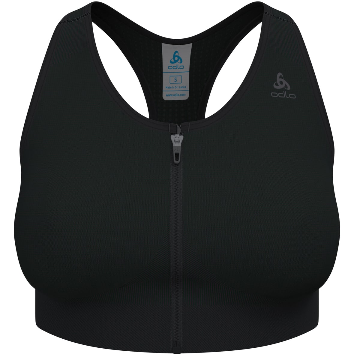 Odlo Seamless High Support Damen Sport-BH (Schwarz M Größe) Sport-BHs