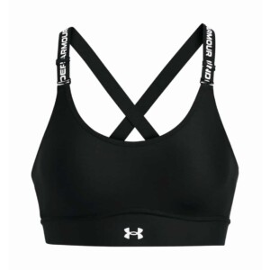 Under Armour Infinity 2.0 Mid Damen Sport-BH (Schwarz XS/AC Größe) Sport-BHs