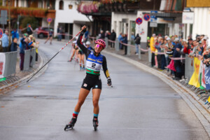 Nathalie Armbruster (GER) feierte bereits ihren vierten nationalen Meistertitel.
