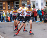 Julian Schmid (GER), Manuel Faisst (GER), Vinzenz Geiger (GER), (l-r)
