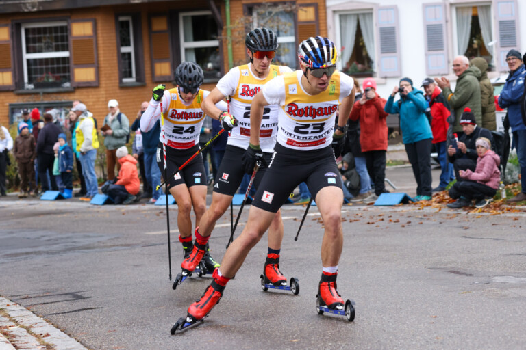 Julian Schmid (GER), Manuel Faisst (GER), Vinzenz Geiger (GER), (l-r)