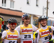Manuel Faisst (GER), Vinzenz Geiger (GER), Julian Schmid (GER), (l-r)