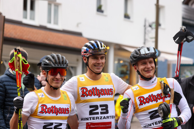 Manuel Faisst (GER), Vinzenz Geiger (GER), Julian Schmid (GER), (l-r)