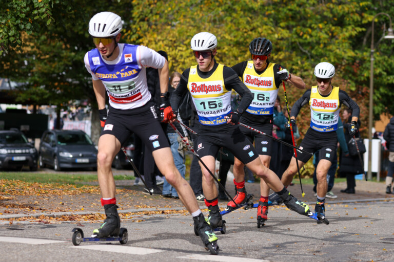 Richard Stenzel (TSV I), Felix Brieden (BSV II), Manuel Faißt (SBW I), Tristan Sommerfeldt (SVSAC I), (l-r)
