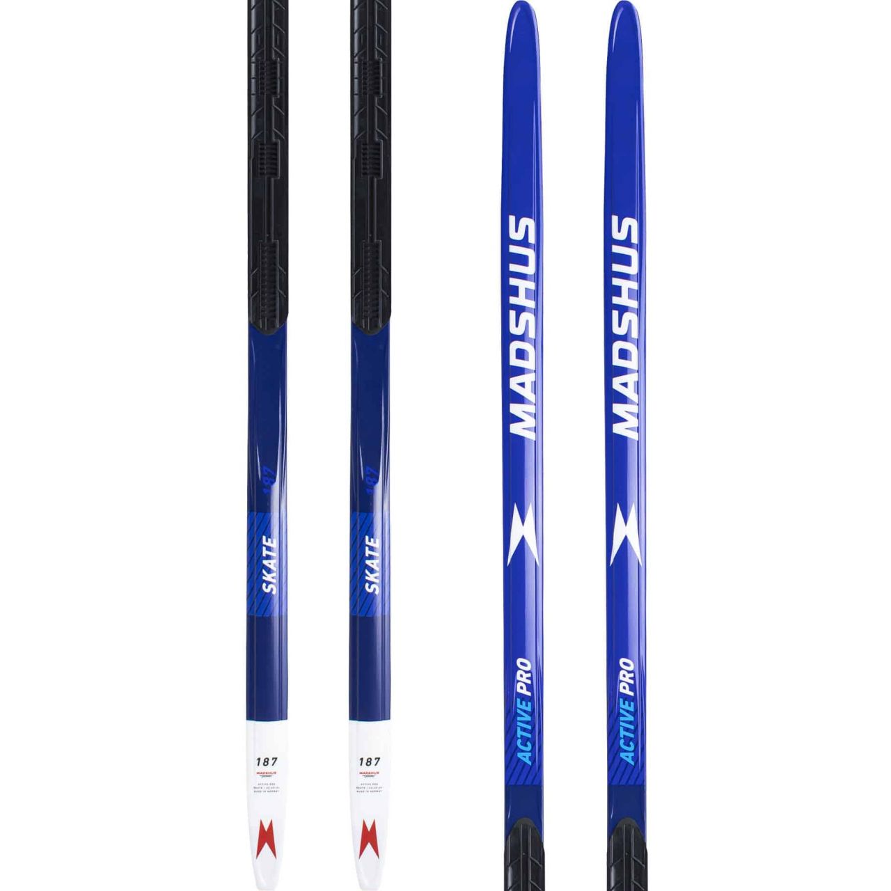 Madshus Active Pro Skate incl. Performance Bindung (2022/23) - 172 cm med = 45 -55 kg