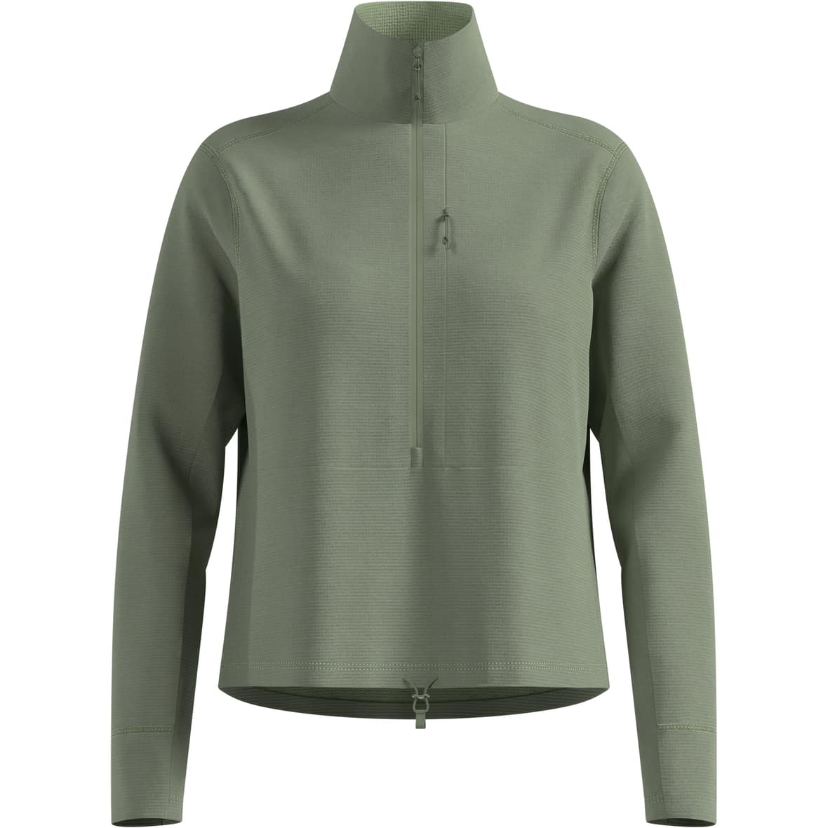 Odlo Grid Fleece Damen Funktionsshirt (Hellgrau XL Größe) Funktionsshirts
