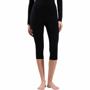 Odlo Performance Warm Base Layer 3/4 Damen Funktionsunterhose (Schwarz S)