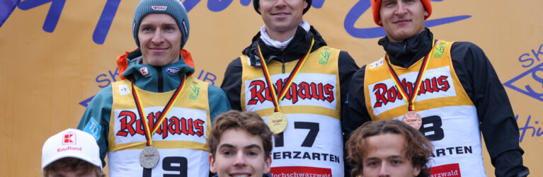 Manuel Faisst (GER), Vinzenz Geiger (GER), Julian Schmid (GER), Felix Brieden (GER), Richard Stenzel (GER), Benedikt Graebert (GER), (l-r)