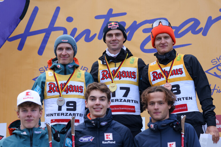 Manuel Faisst (GER), Vinzenz Geiger (GER), Julian Schmid (GER), Felix Brieden (GER), Richard Stenzel (GER), Benedikt Graebert (GER), (l-r)