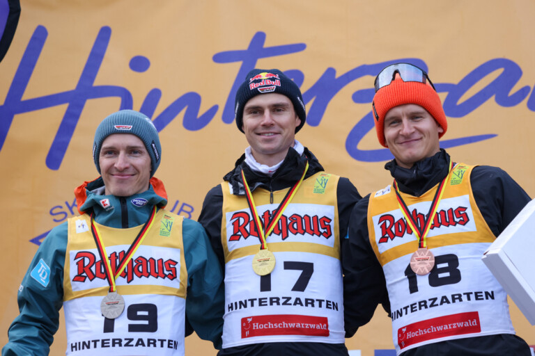 Manuel Faisst (GER), Vinzenz Geiger (GER), Julian Schmid (GER), (l-r)