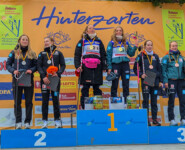 Ronja Loh (SVSAC I), Jenny Nowak (SVSAC I), Nathalie Armbruster (SBW I), Amelie Steiner (SBW I), Maria Gerboth (TSV), Cindy Haasch (TSV), (l-r)