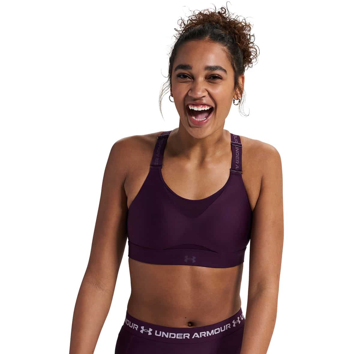 Under Armour Infinity 2.0 High Damen Sport-BH (Pflaume L/AC) Sport-BHs